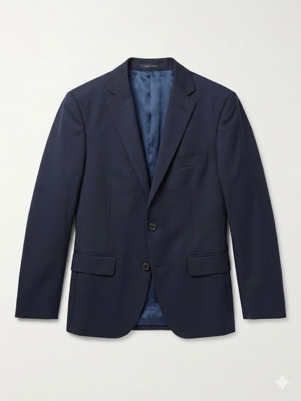 Boys Navy Two-Button Blazer